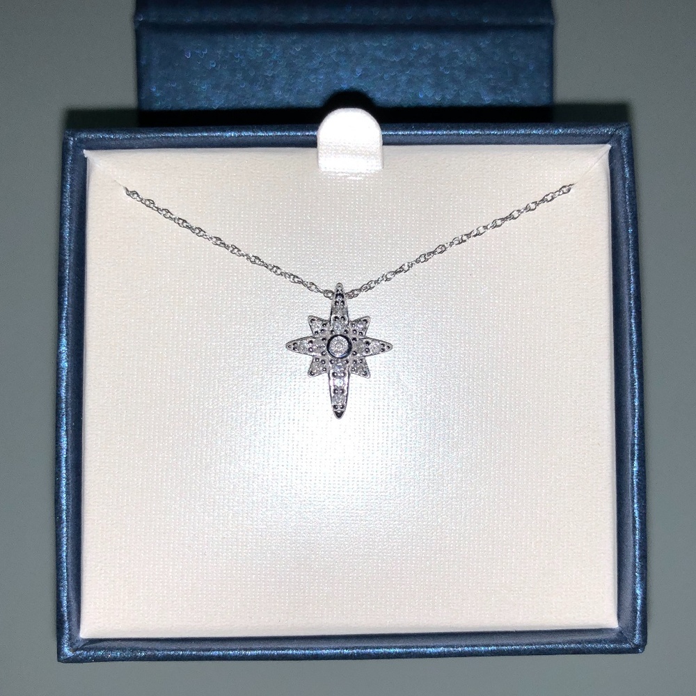 14K gold & diamond necklace